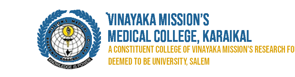 Vinayaka Mission’s Medical College & Hospital, Karaikal Logo