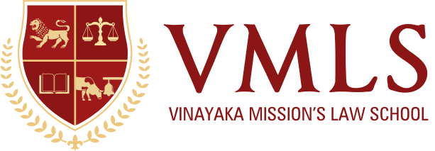 Vinayaka Mission's Law School, Paiyanoor, Chennai. Logo